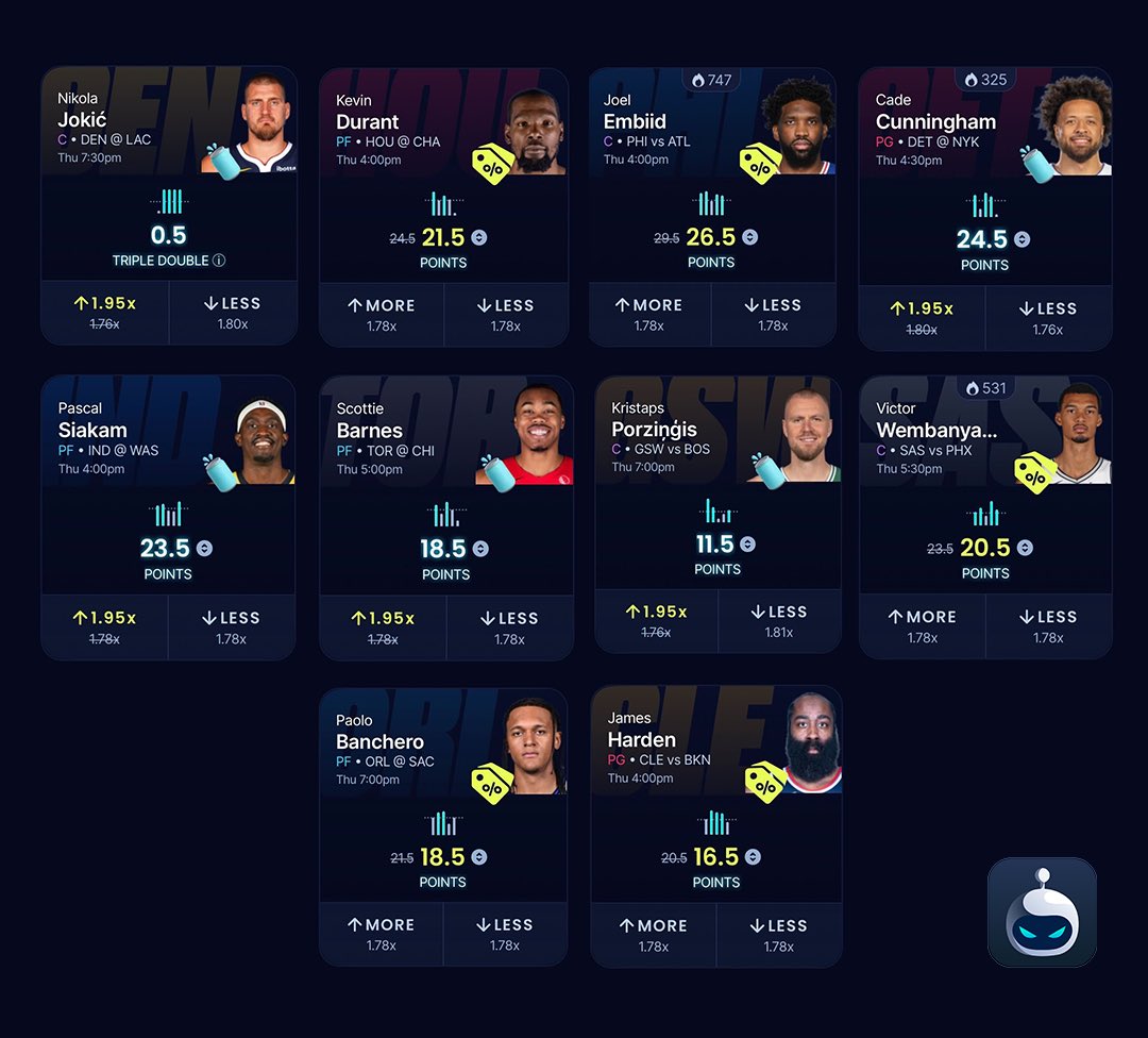 I DARE you guys to check Sleeper rn 🏀🤯

Sending $1,000 in player picks play-through to a user that:

❤️ Likes
🔄 Reposts