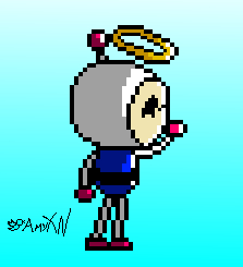 Goodbye R white bomber.
#bomberman #superbombermanr #pixelart