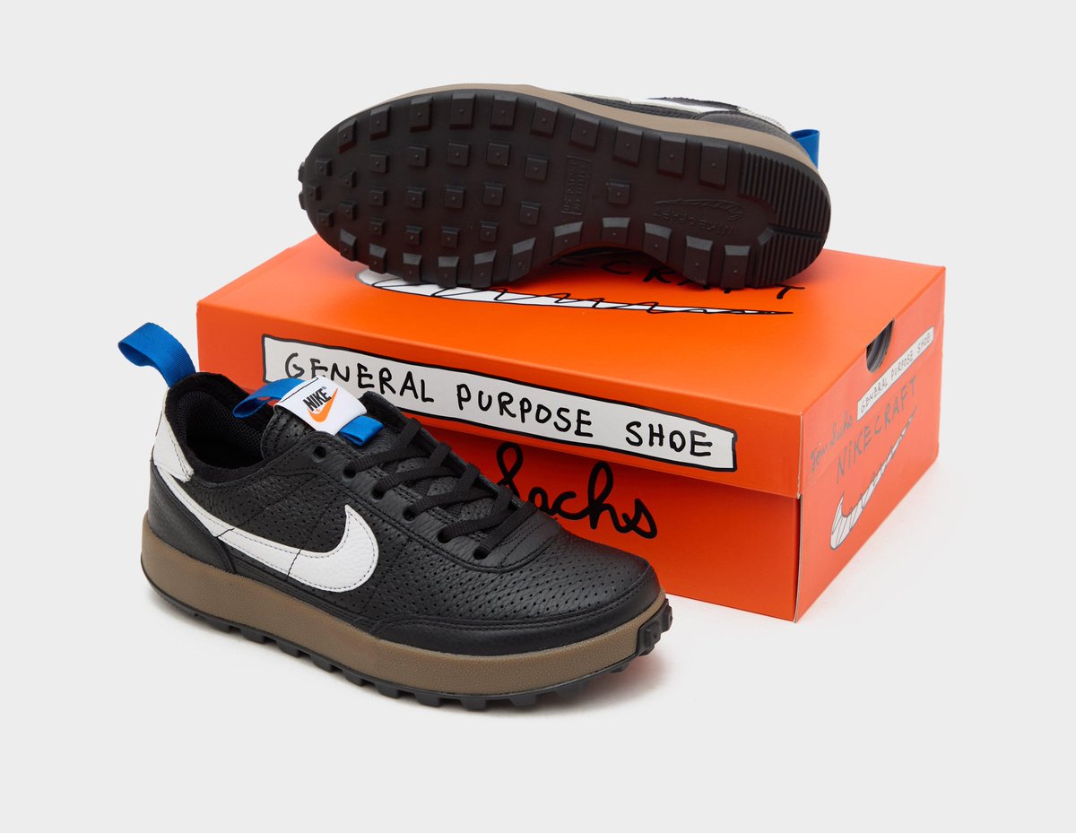 Tom Sachs × NikeCraft General Purpose Shoe “Black” が2026年春に 