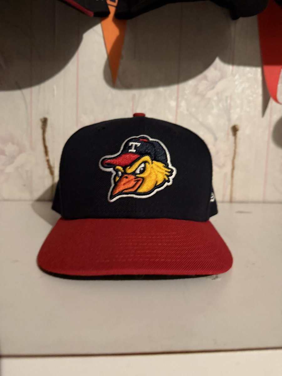I just got home from another early shift but long day. Tonight I want to show off this classic hat from the <a href="/MudHens/">Toledo Mud Hens</a> out of Toledo, Ohio. They are the Detroit <a href="/tigers/">Detroit Tigers</a> Triple-A affiliate.