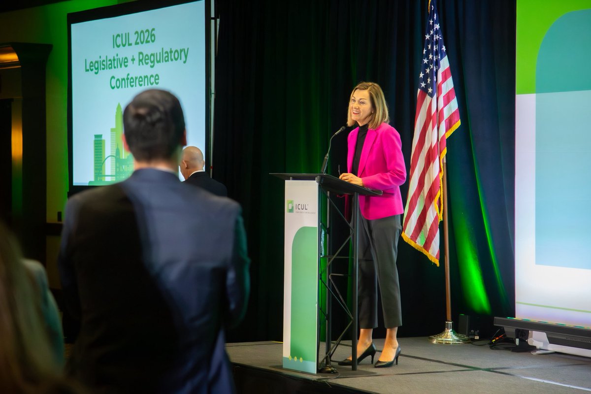 Honored to attend the Iowa Credit Union League’s annual conference and thank them for the work they do to support communities and help meet Iowans’ financial needs.
