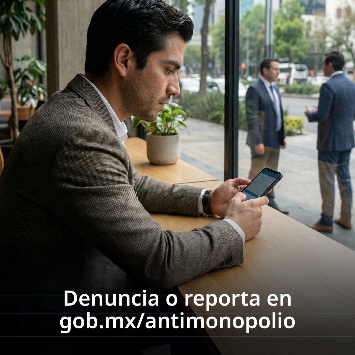 AntimonopolioMX's tweet photo. Denunciar prácticas anticompetitivas es más fácil de lo que parece.
 📧 denuncias@antimonopolio.gob.mx
Tu información puede ayudar a que los mercados funcionen mejor. https://t.co/rh4jATFaB9