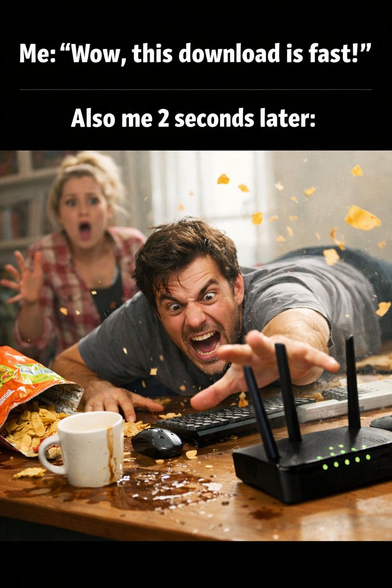 When you realize your Wi-Fi is faster than your patience… every. single. time. <a href="/DataHaven_xyz/">DataHaven 🫎</a>