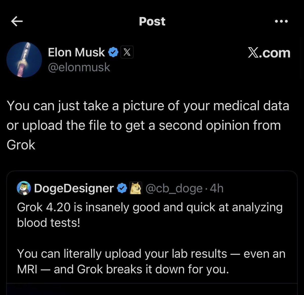 TheMG3D's tweet image. I SHOULDN’T HAVE TO SAY THIS BUT DO NOT GIVE ELON YOUR MEDICAL DATA