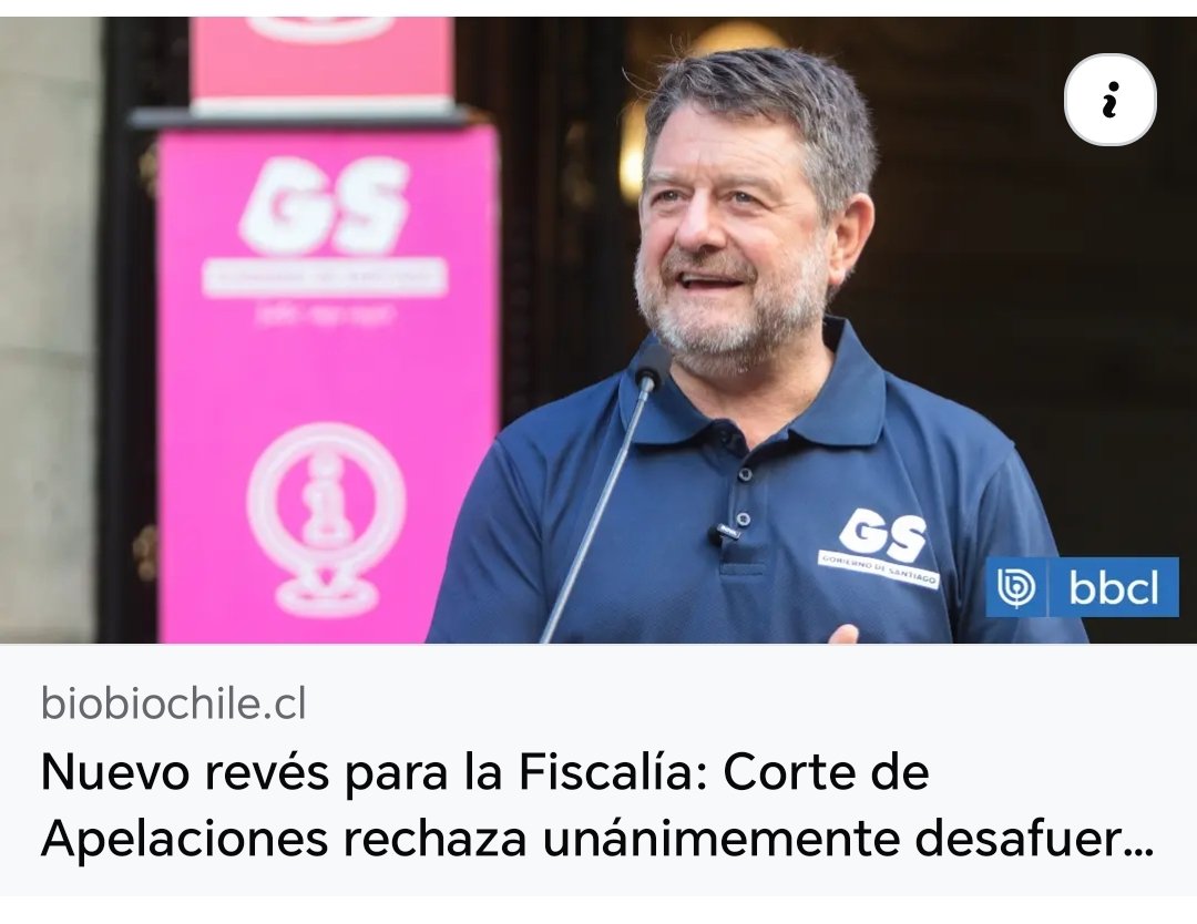 Lo de Orrego y la Corte de Apelaciones, no es precisamente "un revés para la Fiscalía". Es una "bofetada" para los ciudadanos probos y honestos de nuestro país!! Un asco la justicia!!