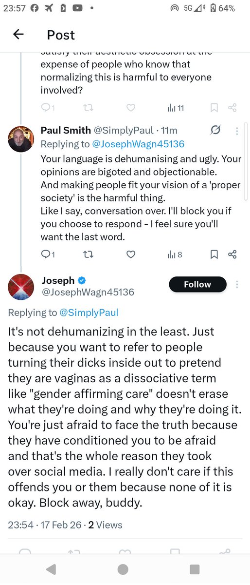 I was absolutely right.