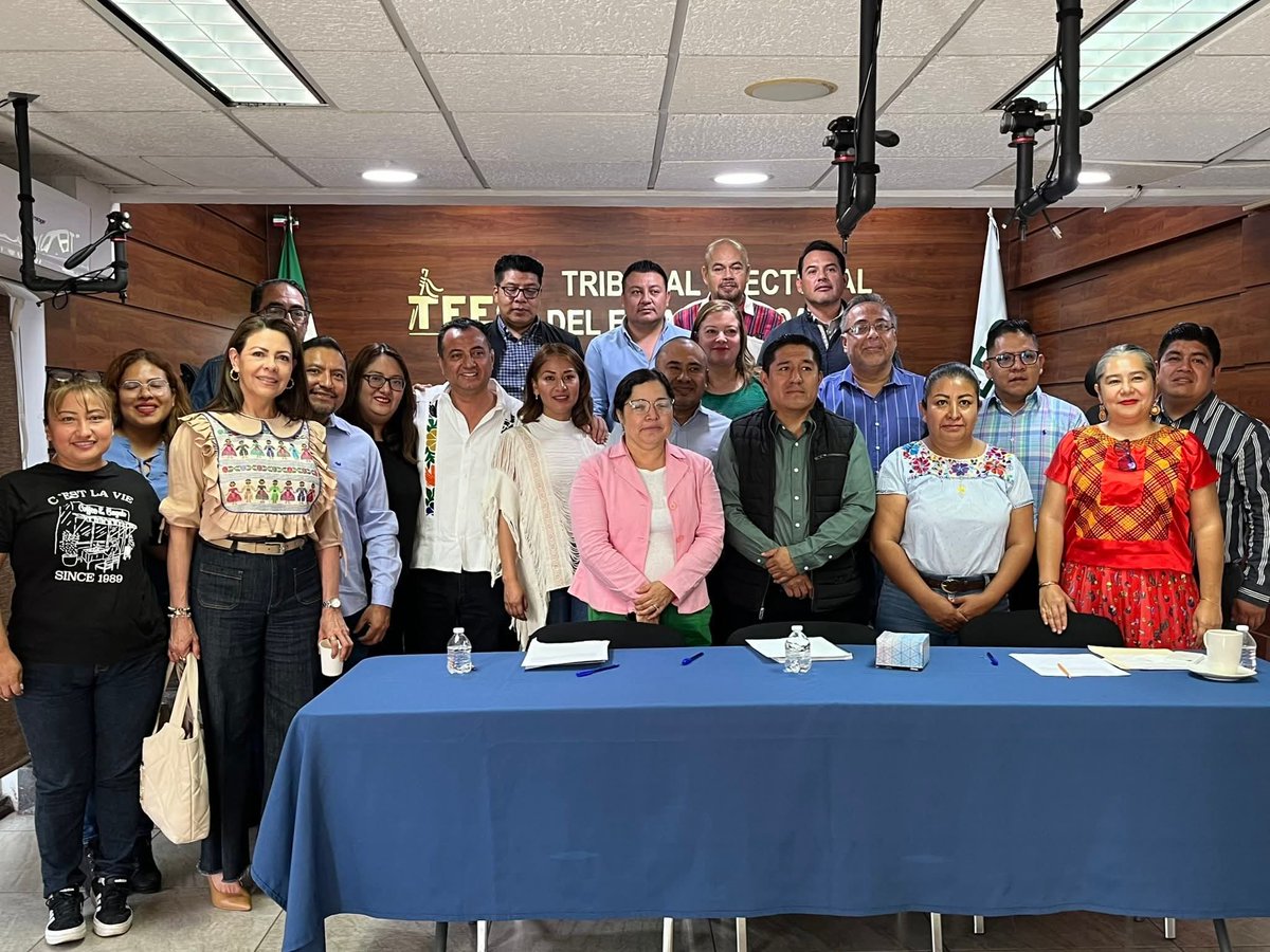 #AudienciaDeOídas
Recurso de Inconformidad presentado por el #PT ante el #TEEO por los resultados de la Consulta de #RevocaciónDeMandato, turnado a la ponencia de la MagistradaDra. Gloria Ángeles Cruz López.
🔴⭐️👊🏽 #MujeresYHombresDeTrabajo