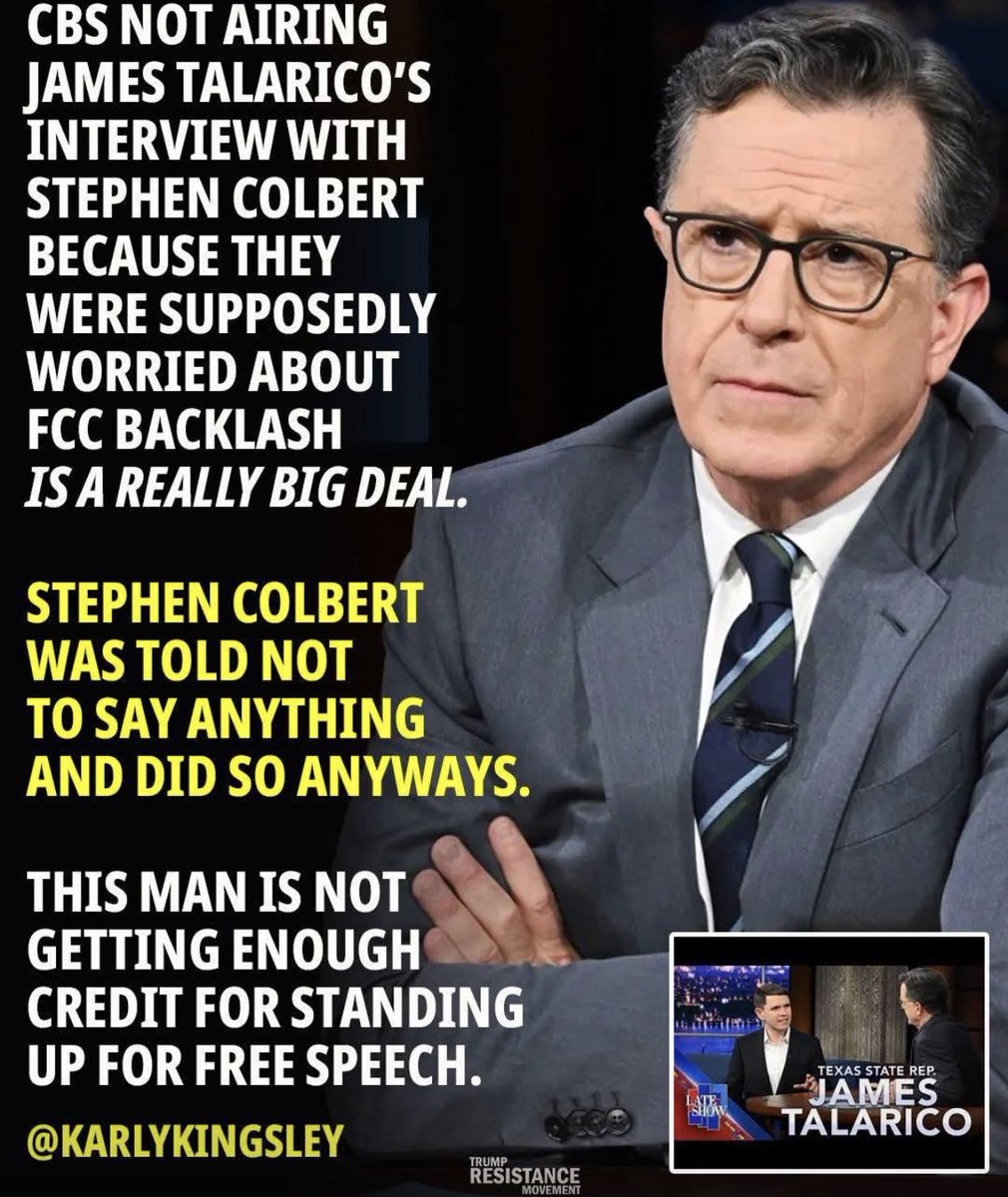 👏👏👏 #StephenColbert