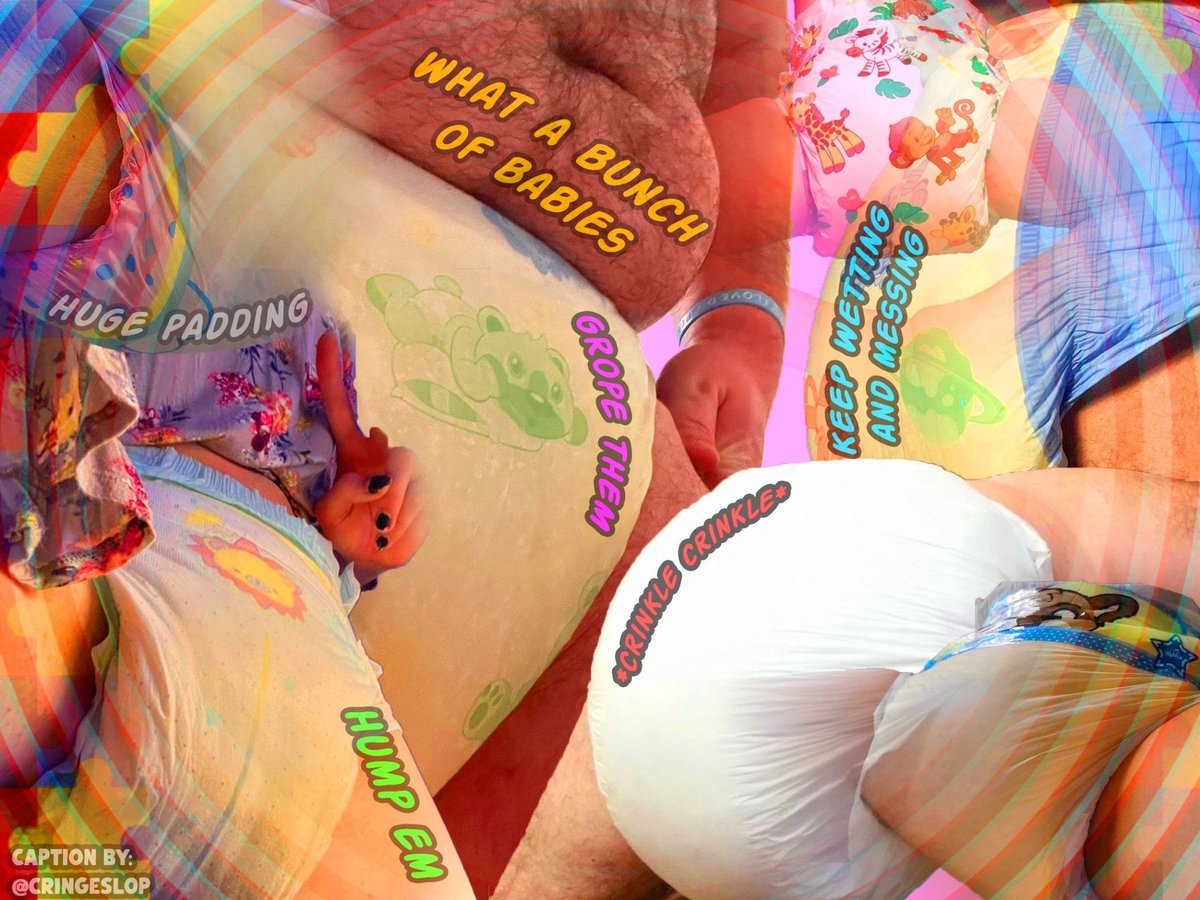 CringeSlop's tweet photo. Be the best aspie gooner baby you can and wear the thickest diapers! and hump Hump HUMP till you make spurties!

#cringe #gooner #goon #abdl #caption #aspie #sph #cringeporn #diaper #BDF https://t.co/dVUK6DhjNW