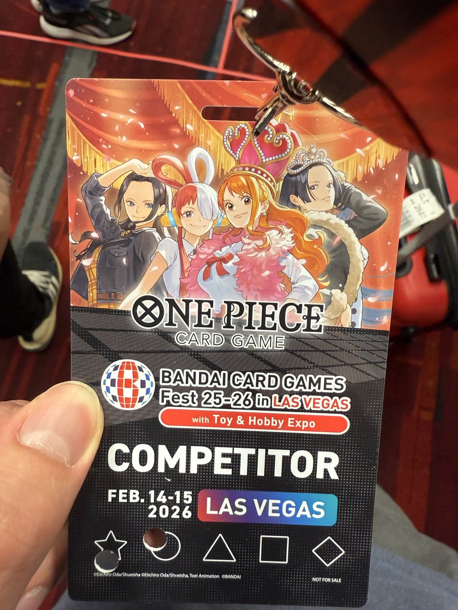 BGoptcg's tweet photo. Finished 270th (6-4) at BCF Vegas Nats this past weekend with Mihawk. Must keep improving!

🔵🟣 Luffy 2nd ✅
⚫️ Imu 1st ✅ 
🟢 Mihawk 1st ❌
🟡 Luffy 2nd ❌ 🎲 
⚫️ Imu 1st ✅ 
🔵 🟡 Boa ❌ 
🔴 🟢 Luffy 2nd ✅ 
🔴 🔵 Ace 1st ✅ 
🟡 Luffy 2nd ❌ 🎲 
⚫️ 🟡 Moria 2nd ✅ https://t.co/Gjegg5wpLL
