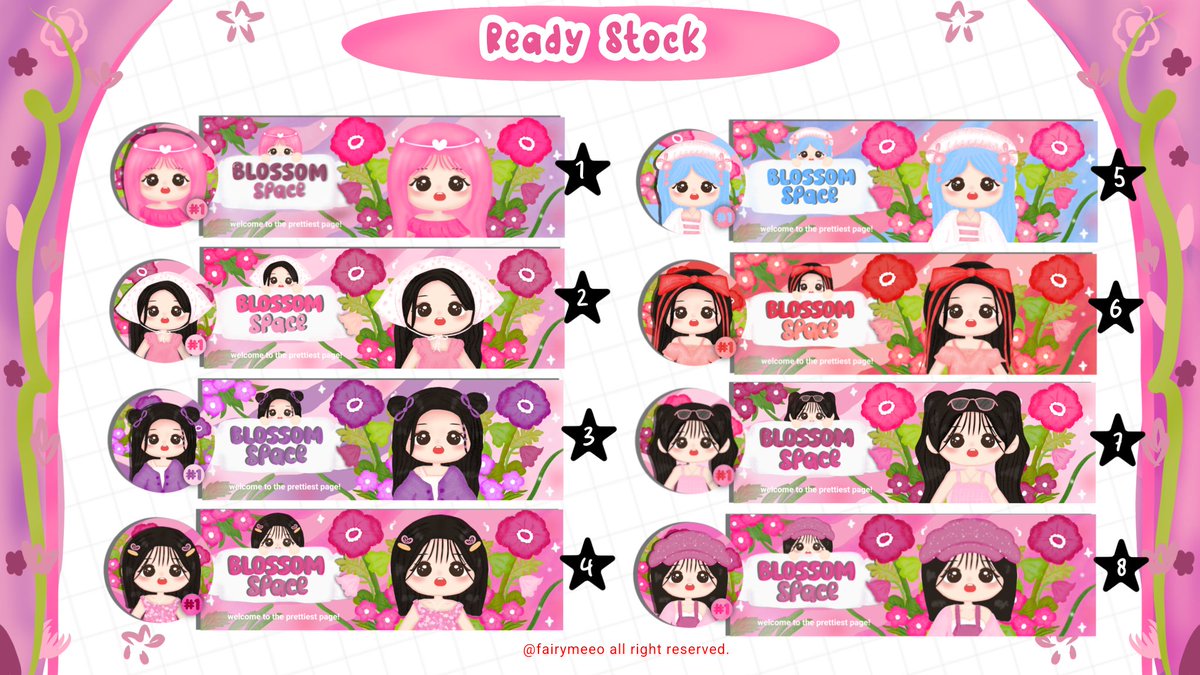 fairymeeo's tweet image. a repost would be appreciated! thank you 💗✨

haloo, aku bawa 8 ready stock layout chibi! bisa lgsg di jemput lewat dm niii guys! jajan yukk jajann 🌷☁️

#zonaba #zonauang