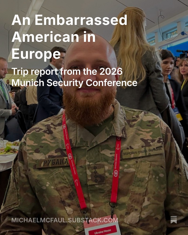 My trip report from Munich:

An Embarrassed American in Europe open.substack.com/pub/michaelmcf…