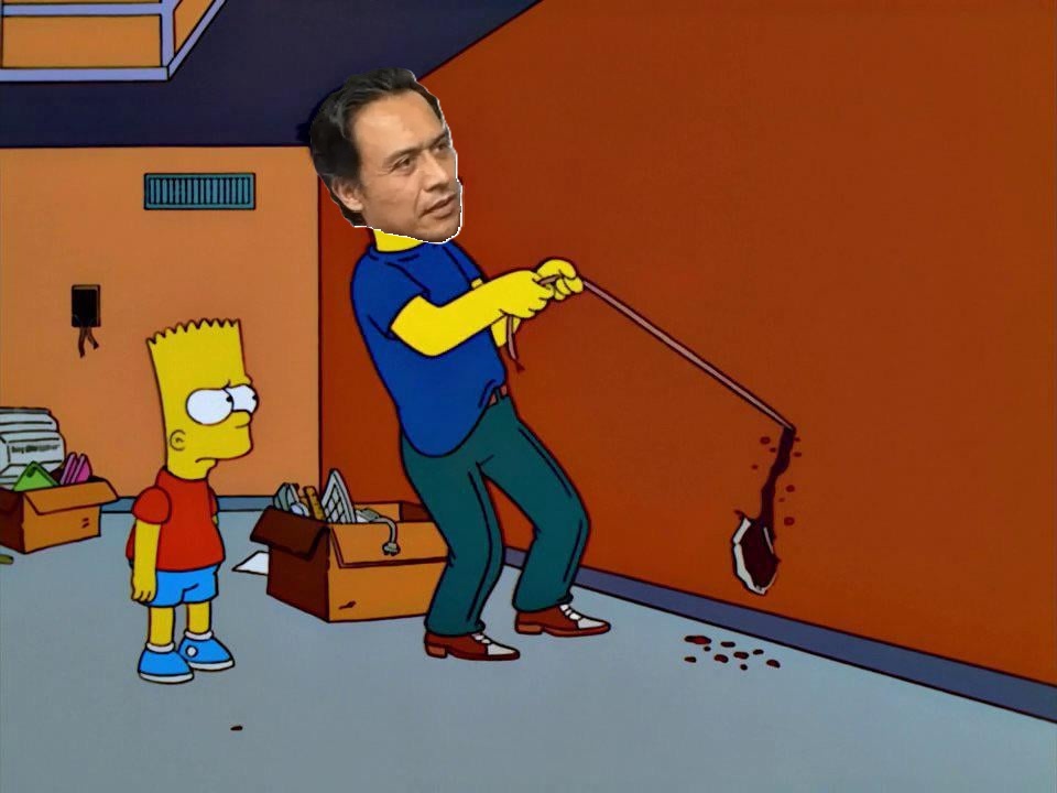 —Bart, no se trata de cuántos libros de texto hayas creado, sino de cuanto alambre de cobre puedas sacar de las oficinas de la SEP.