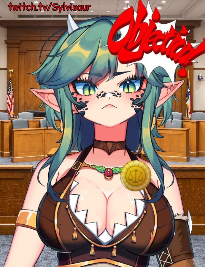 Sylvisaur's tweet photo. OBJECTION: nu-uh
More Ace Attorney RIGHT NOW

#Vtuber #Twitch #Dinosaur https://t.co/58R28vXqDt