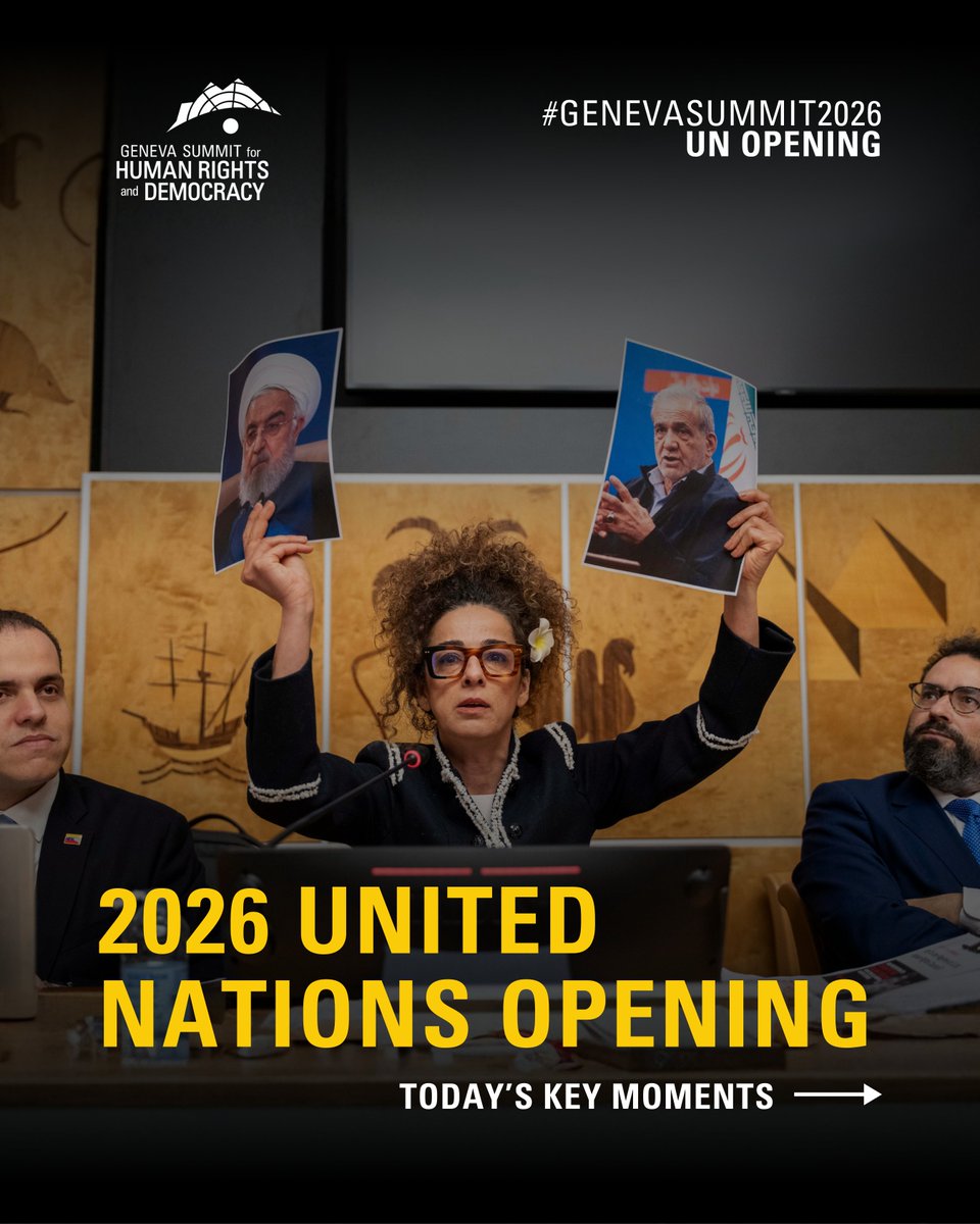 The Geneva Summit for Human Rights and Democracy tweet media