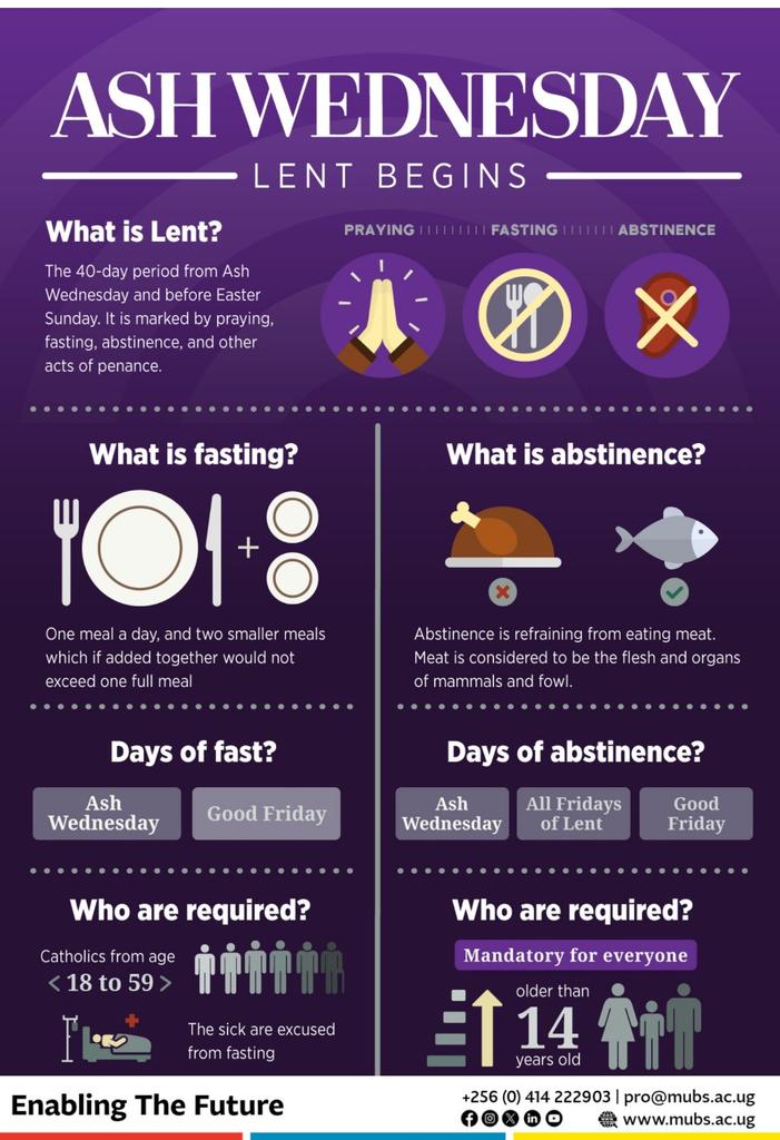 emidoki's tweet photo. Lent is a period of prayer, fasting &amp; Abstinence. https://t.co/F8rsTHNnki