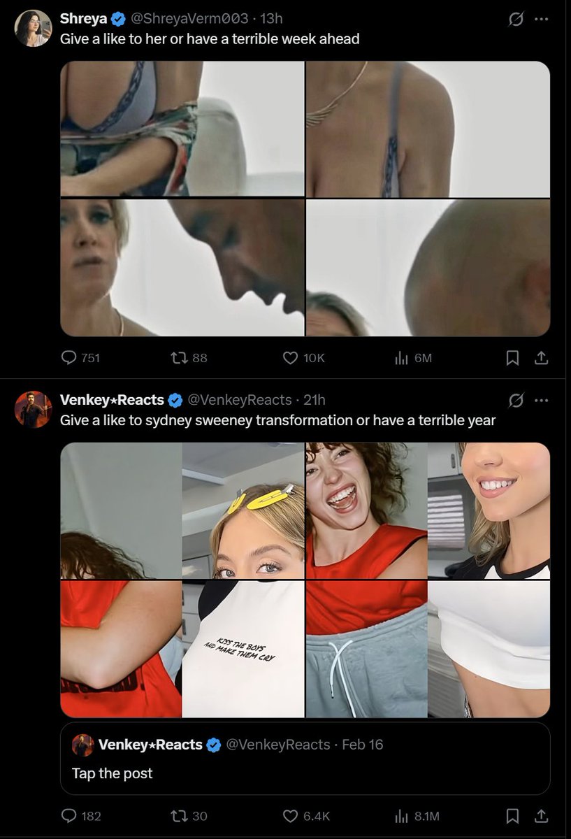 Heyyyyy so I know it's my own fault for clicking one 4-frame pic 2 weeks ago, but when will we move on from these?