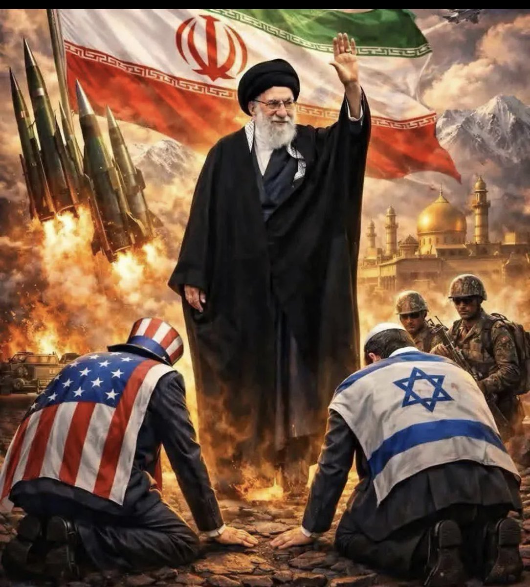 🚨🚀💥🚨 Trump:A massive fleet of carriers is heading toward Iran.
Imam Khamenei:An aircraft carrier is indeed dangerous — but far more dangerous is the weapon capable of sending it (or them) to the bottom of the sea 🚩💪✌
#Israel
#Trump
<a href="/TrumpTruthOnX/">Commentary: Trump Truth Social Posts On X</a>
<a href="/netanyahu/">Benjamin Netanyahu - בנימין נתניהו</a>