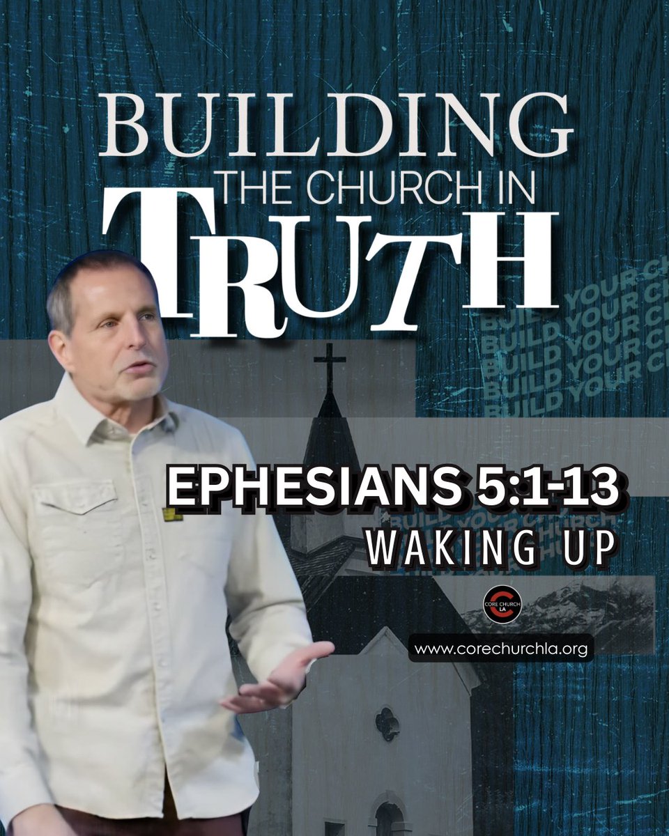 STOP SLEEPWALKING THROUGH THE SHADOWS. - 

Hear this past Sunday's message on corechurchla.org