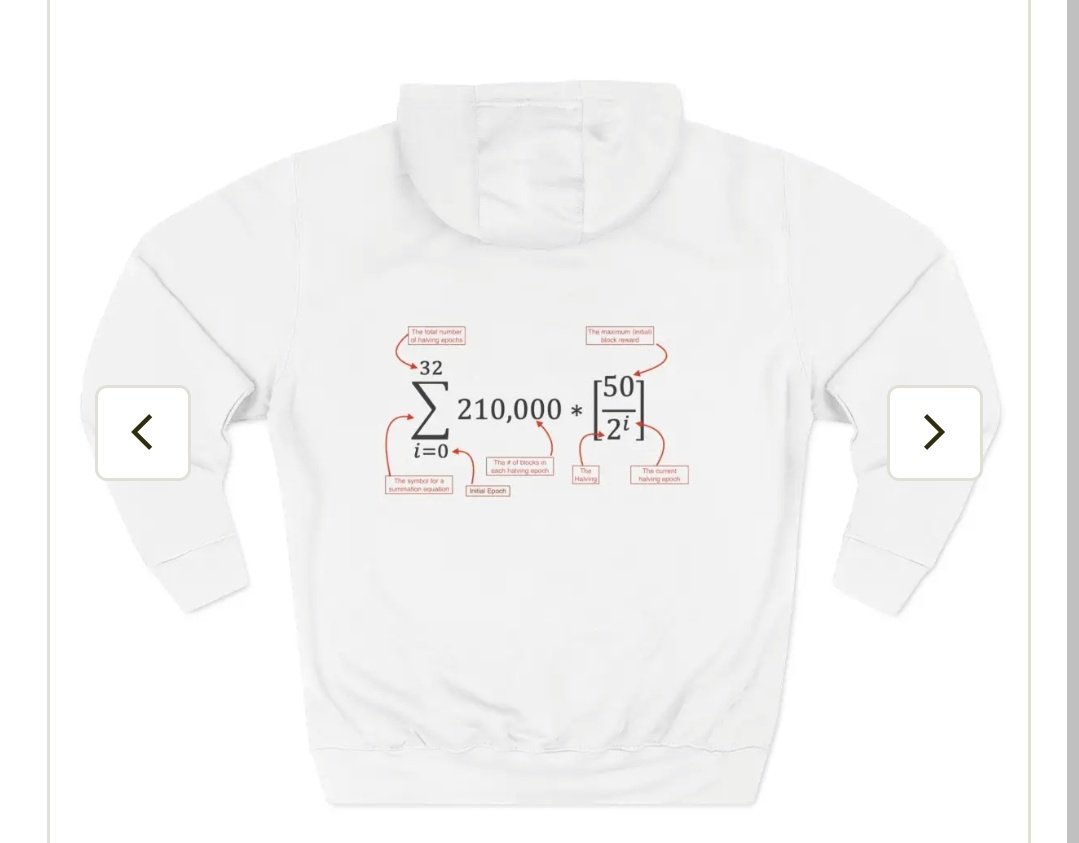 FuriousD5280's tweet photo. Dropping a new fleece hoodie in the store today.  IFYKYK BTC Supply Formula with explanation on the back. 

#Bitcoin #BitcoinApparel #BTC #FixTheMoney #EndTheFed #SupplyFormula #Clothing #NewDesign #StayWarm #Hoodies #Hoodie #smallbusiness 

https://t.co/4tmbeNslmF https://t.co/wCBHyKThA1