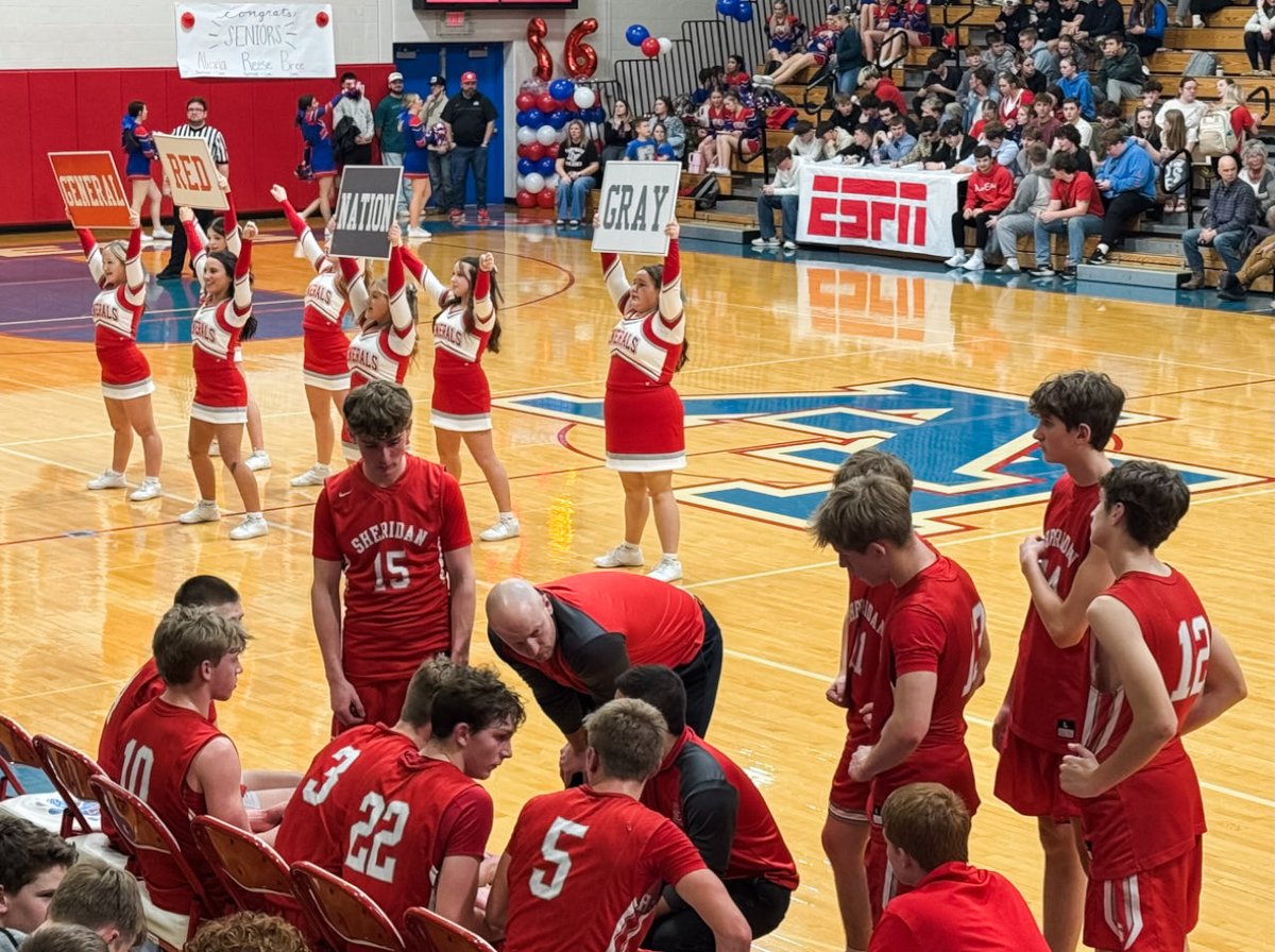 Our JV basketball team and JV cheerleaders played their last game of the season today vs. Licking Valley. Congratulations on a great season! Go, Generals! ❤️ 🏀 ❤️