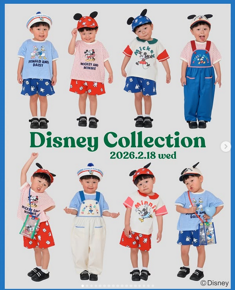 しまむら『はるぴのママ』コラボ！ディズニーキャラクターの可愛い夏服