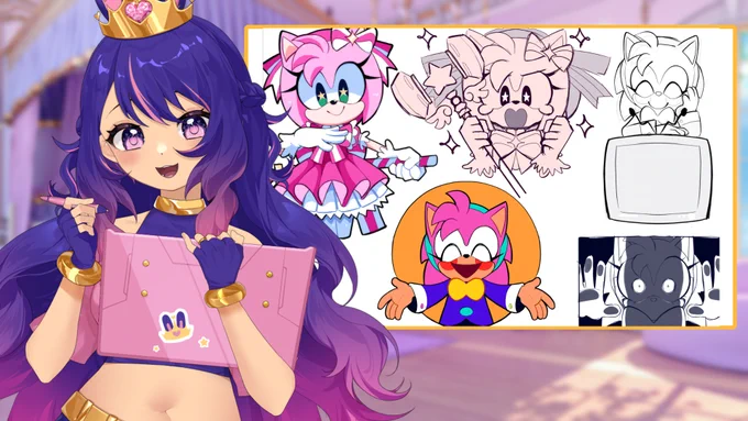 🔴LIVE NOW

WORKING ON MORE OF THESE MIKU AMYS !!😋

 MIGHT DRAW SOME MORE MIGHT COLOR ANOTHER- COME HANG CHILL STREAM TONIGHT (OR NOT IT NEVER REALLY IS-) 😝

➡️https://t.co/0GTerrXXX8 ✨
--
#sonicthehedgehog #vtuber 