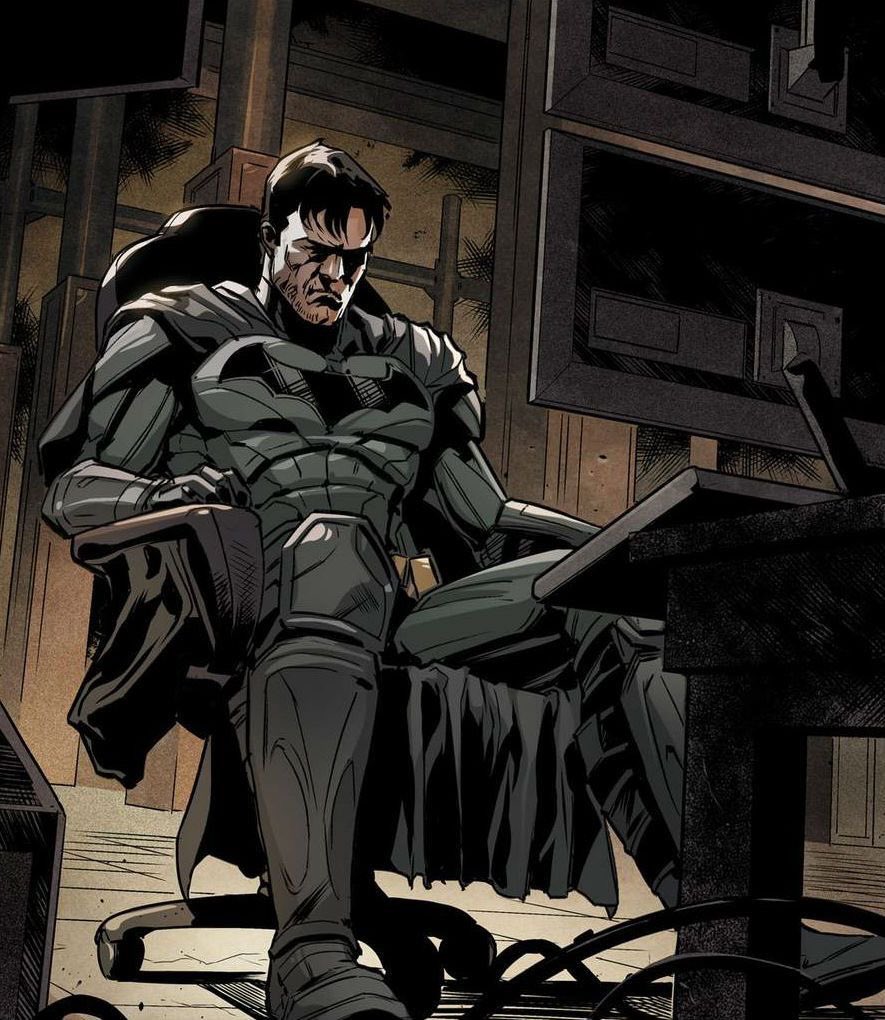 GothamMaskedBat's tweet photo. Sitting alone in the batcave watching the monitors. https://t.co/sY7SEArHco