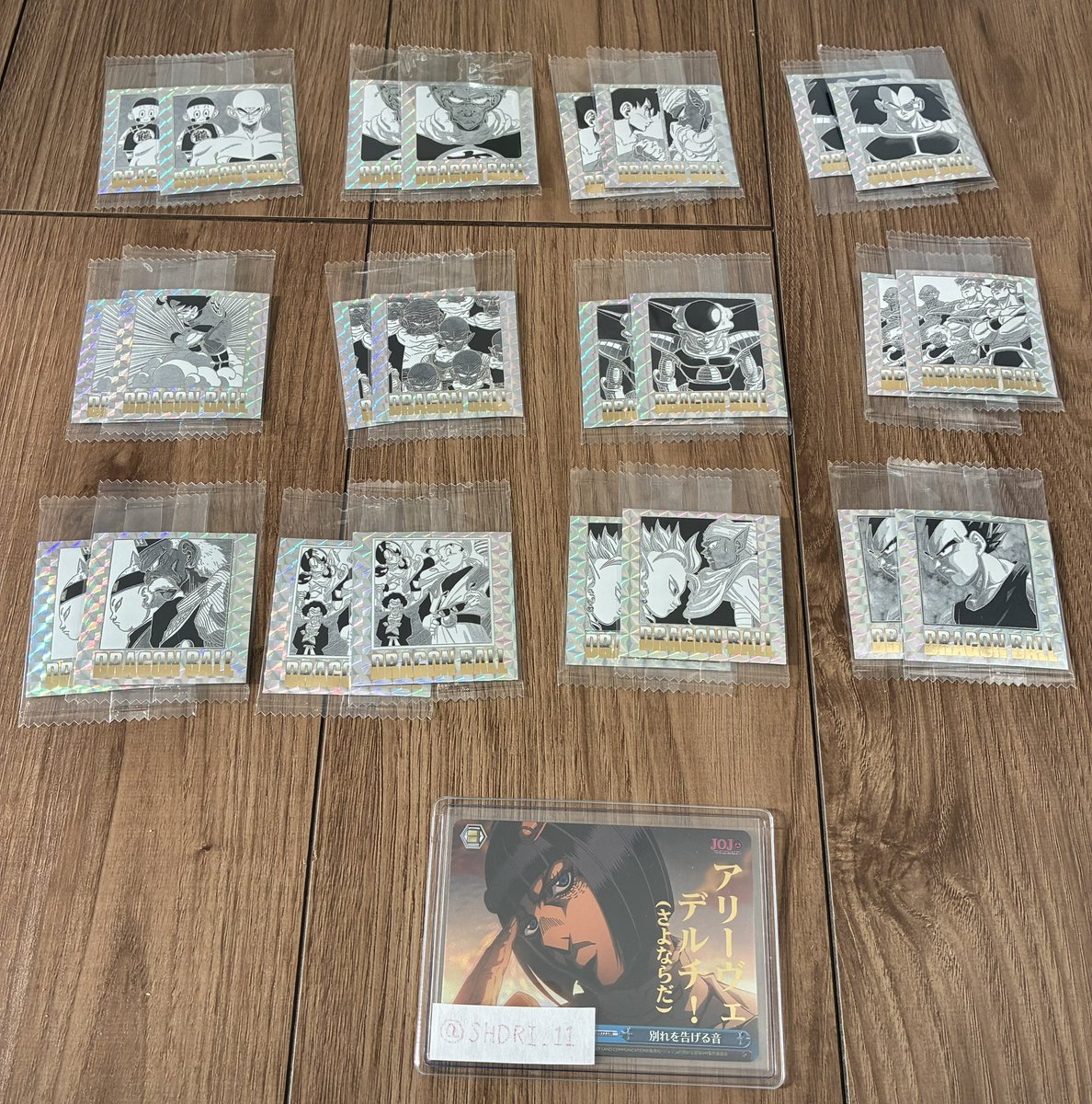 SHDRI_11's tweet photo. 【交換】
ドラゴンボール
ウエハース
シール
40周年
第１弾

譲:未開封
画像1
11.12.16.17.19.21.22.23.29.36.37.39

求:未開封
1.9.10.20.27.28.35.41.42

こちらが多少多めでも構いません。
検索からもお気軽にお声掛けください。
よろしくお願いします。 https://t.co/faVd1ztPhp