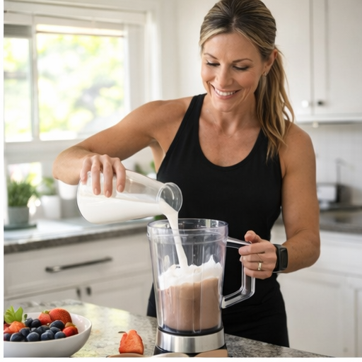 Unity_Nutrition's tweet photo. Recovery that tastes like chocolate pancakes. Unity Complete Recovery helps repair, refuel, and reduce soreness faster. Start recovering smarter today.

#UnityNutrition #CompleteRecovery #RecoveryRecipe #ProteinBreakfast #FitWomen #StrongAtAnyAge #WomensWellness #FuelYourBody https://t.co/8GardCJfmF