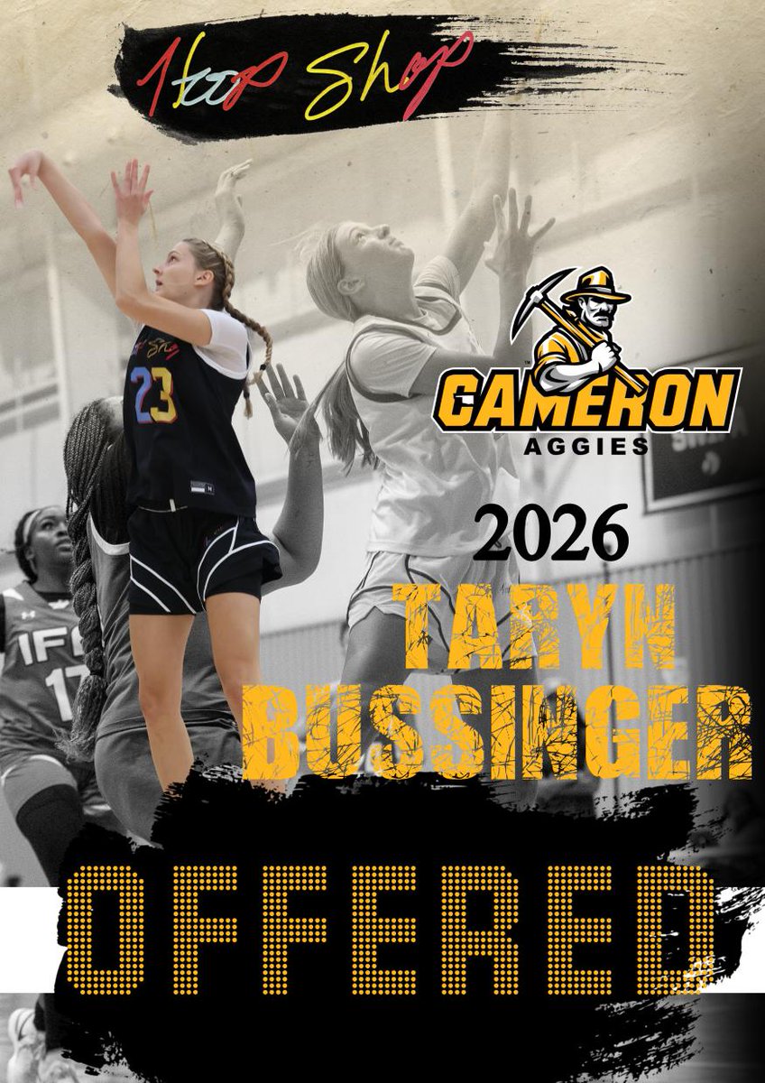 hoopshop_GBR's tweet photo. Congrats to 2026 Taryn Bussinger on receiving an offer to Cameron University really proud of her. This kid is special and going to really help any school she commit to #hoopshop🏀 #theopportunitycenter🏀📚👩🏾‍🎓 https://t.co/kFgPwwqDGe