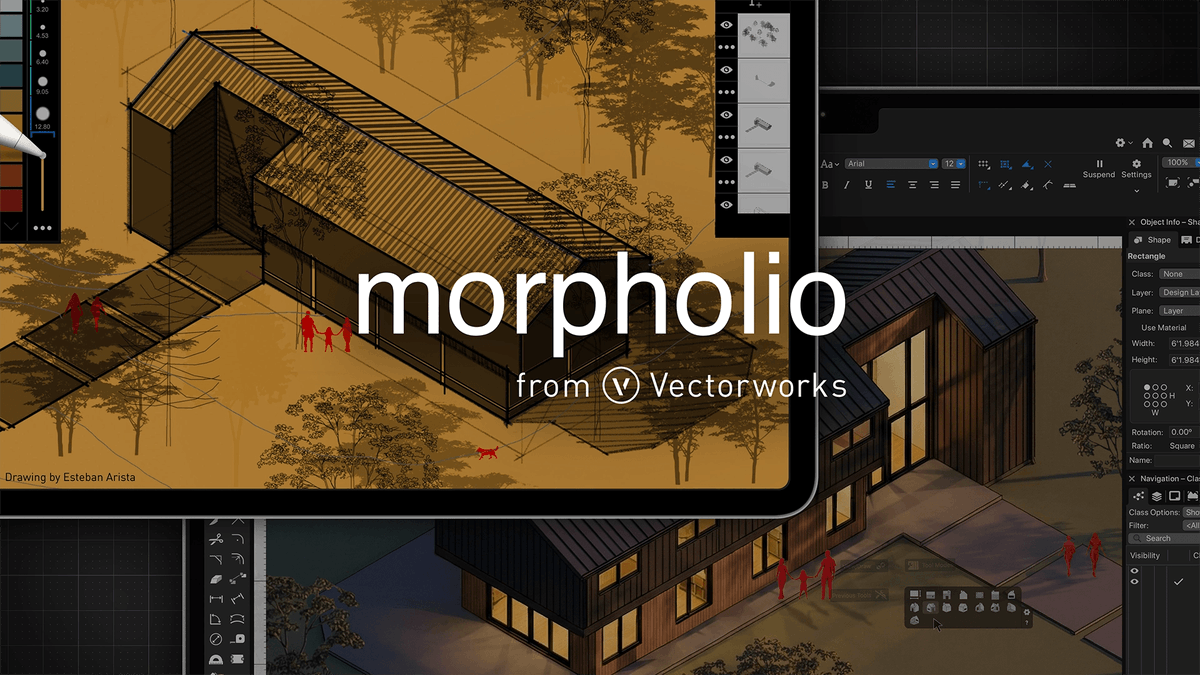 iPadのスケッチアプリとして評価の高いMorpholioがVectorworksファミリーの一員となりました。今後の展開にご期待ください。
vectorworks.net/ja-JP/newsroom…
#Vectorworks #Morpholio
