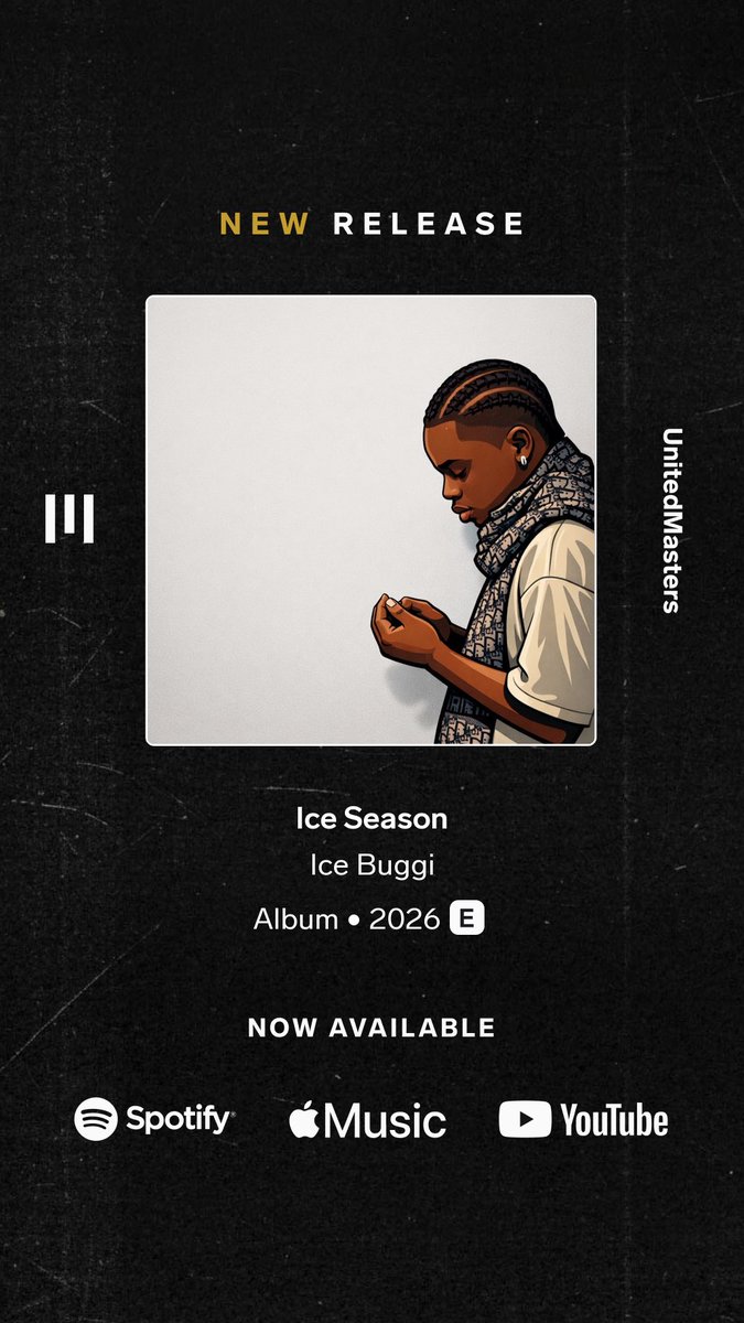 Badboyonset's tweet photo. Ice Buggi - Ice Season https://t.co/PCTSmy3w79 https://t.co/6DES8WKQbn
