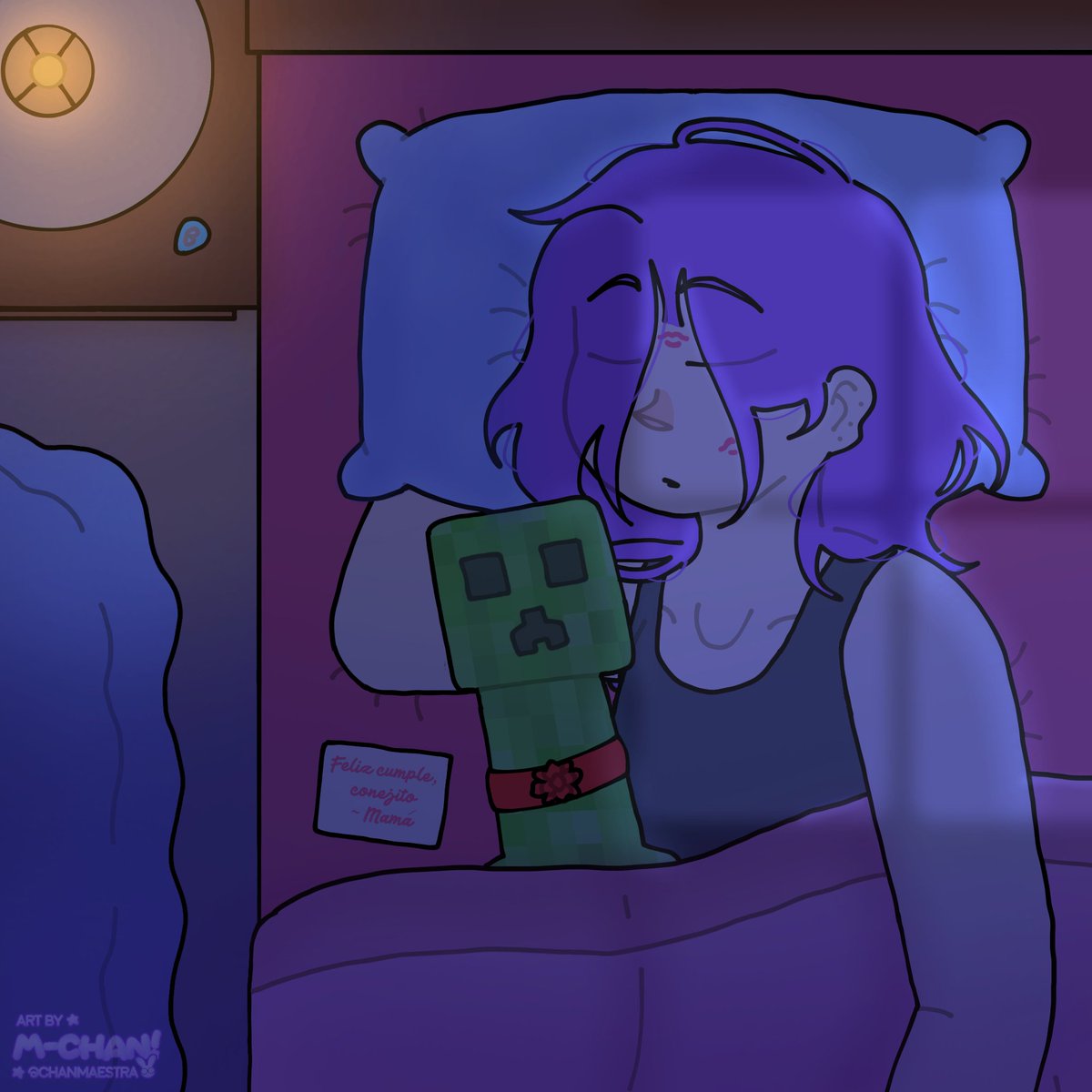 Feliz cumpleaños a Bonnie!! 🐰💜

Es un dibujo hecho a prisas, entonces perdón que sea tan simple. Igualmente todo amor a nuestro Bonnieto en su dia especial 🫶

#FNAFHS #FHS