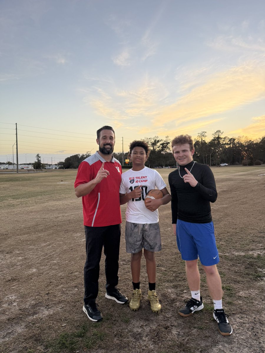 QBiFlorida's tweet image. Great first session today with the lefty CJ! Smart young man, with a great work ethic! Sky is the limit! Looking forward to working with CJ again! #Disruptors