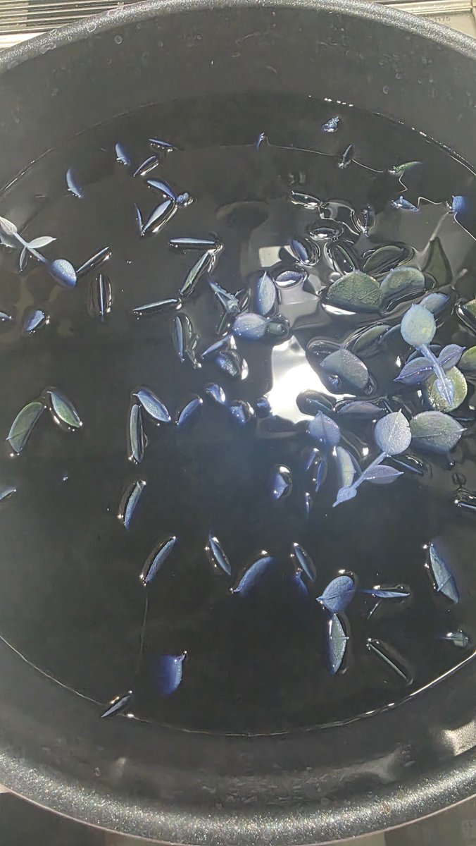 欲しい色の花が無かったから煮た。