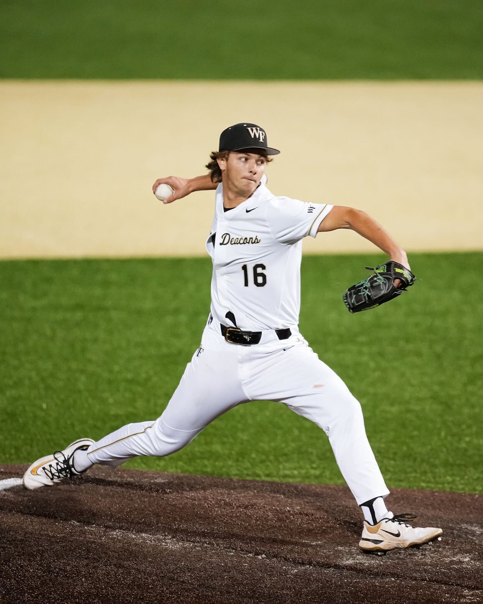 WakeBaseball's tweet photo. 1, 2, 3 for Jonesy in the 7th 💪 https://t.co/KKdSKx2uwz