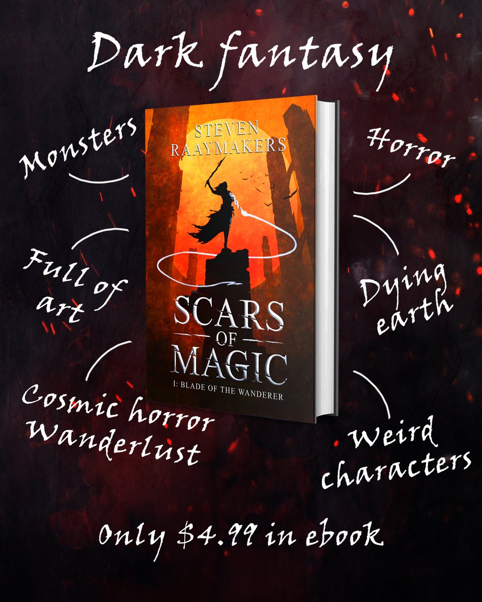 SVRaaymakers's tweet image. Dark fantasy, horror, artwork, monsters, and a wanderer in a dying world.

What more could you want?

books2read.com/Blade-of-the-W…

#DarkSouls #Bloodborne #CosmicHorror #weird #books