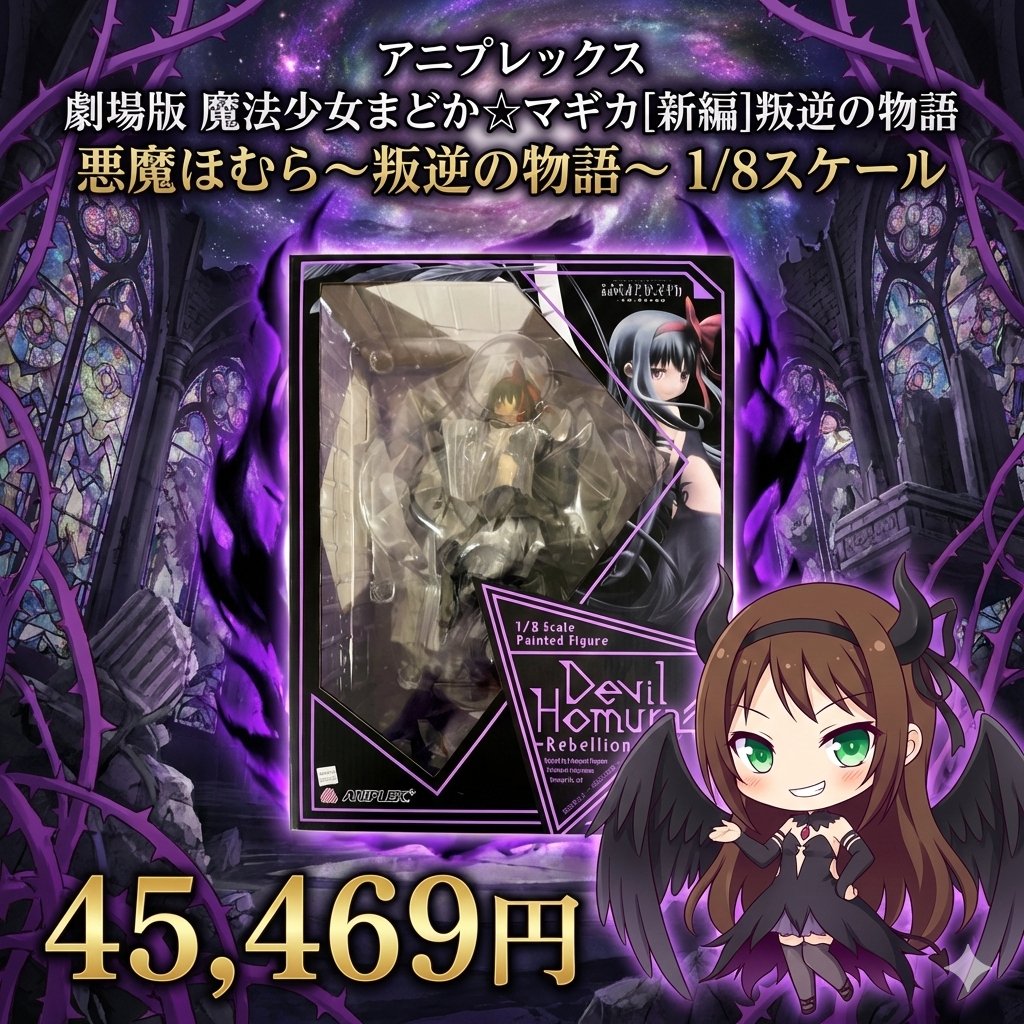 🖤この“黒”は別格🖤 【悪魔ほむら ～叛逆の物語～ 1/8】✨ 静かに立っ