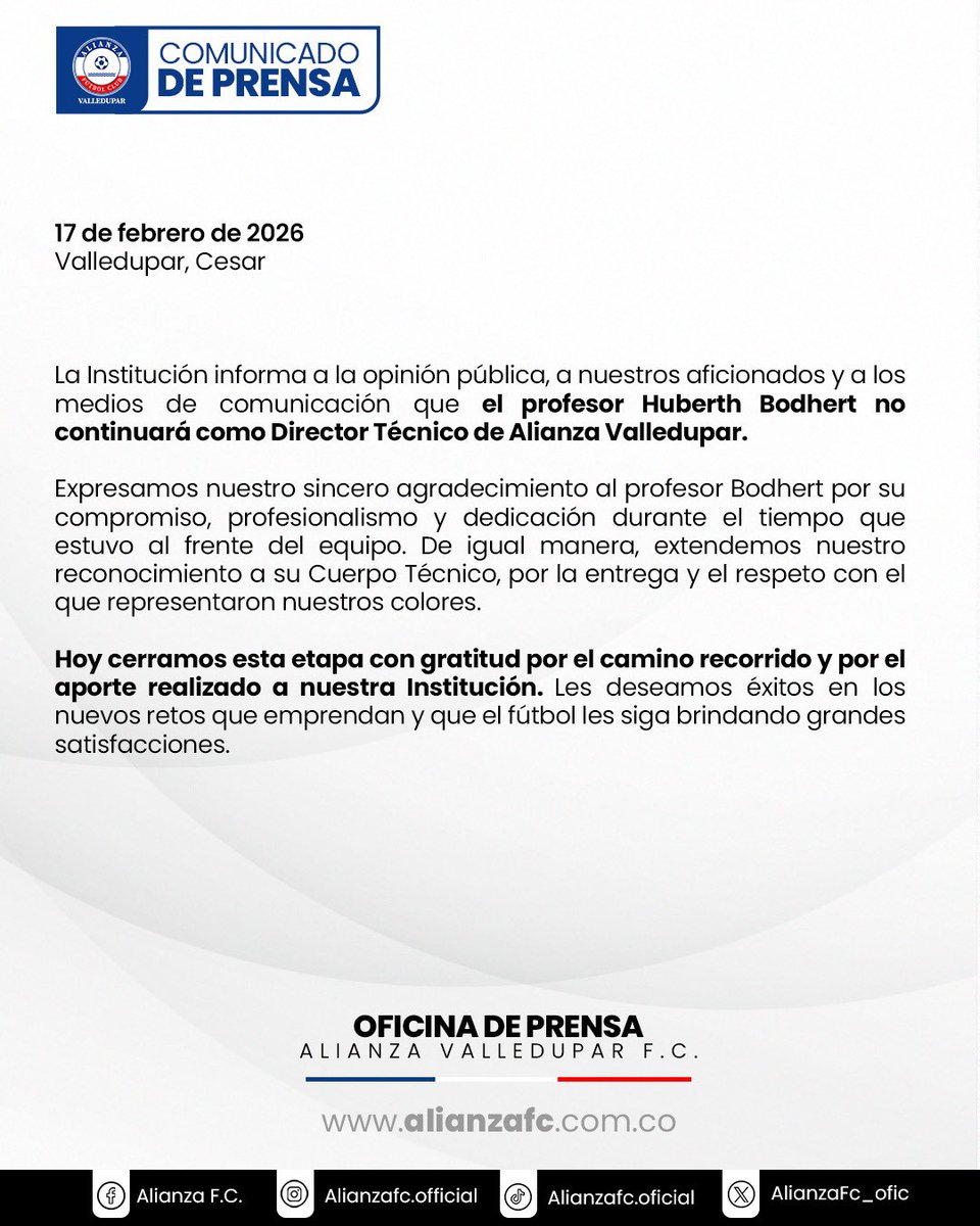 Comunicado Oficial 👇🏼

#TierraDeReyes🔵⚪️🔴