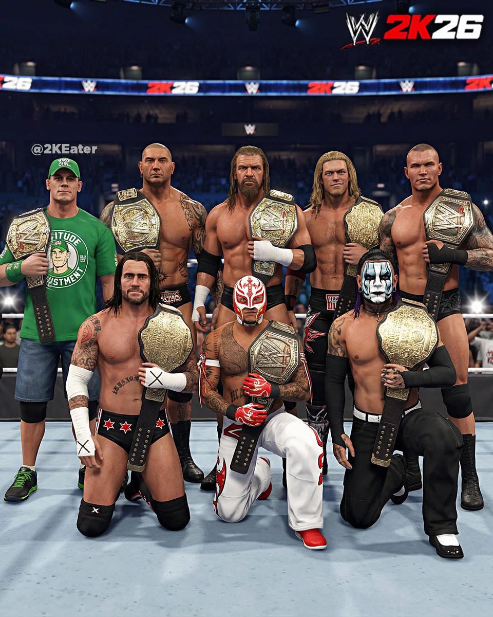 WWE 2K26 bringing back the 2009 champions roster is pure nostalgia.

This Era was Lit 🔥 #WWE2K26 

(<a href="/2KEater/">2K Eater</a>)
