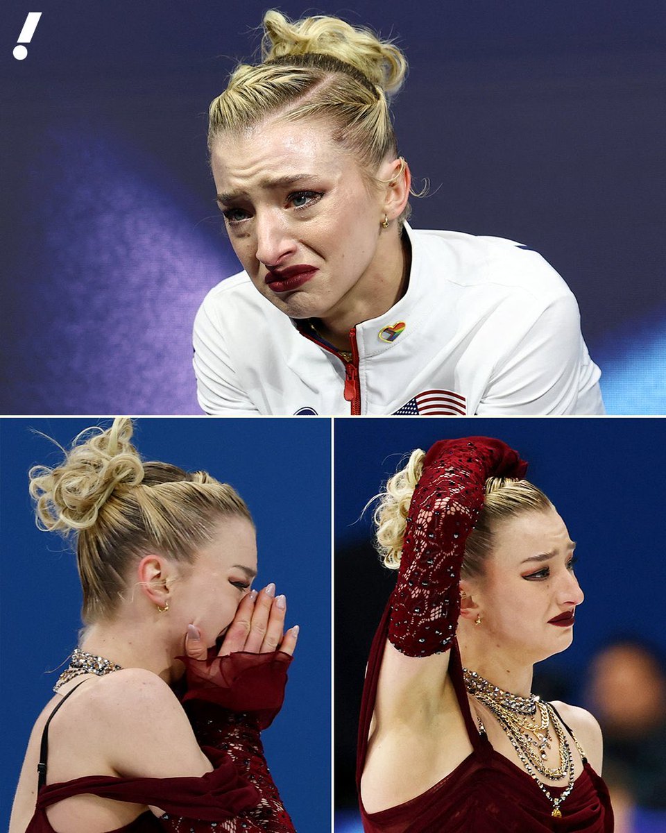 RealSpitfire's tweet image. Amber Glenn finished in 13th place at the Olympics after criticizing America and implying she is an oppressed alphabet gang member. 

Karma