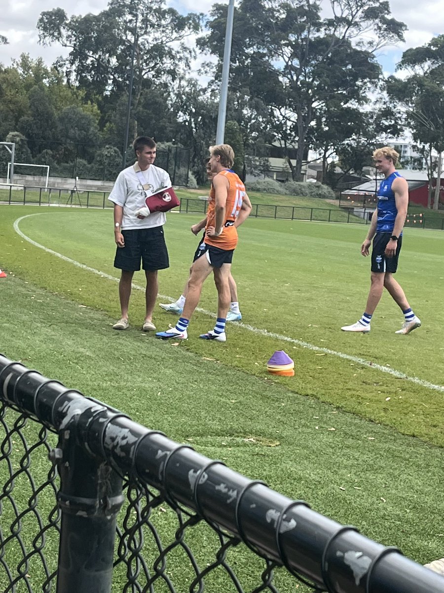 HarveySuth's tweet image. Colby in a sling oh no 😢