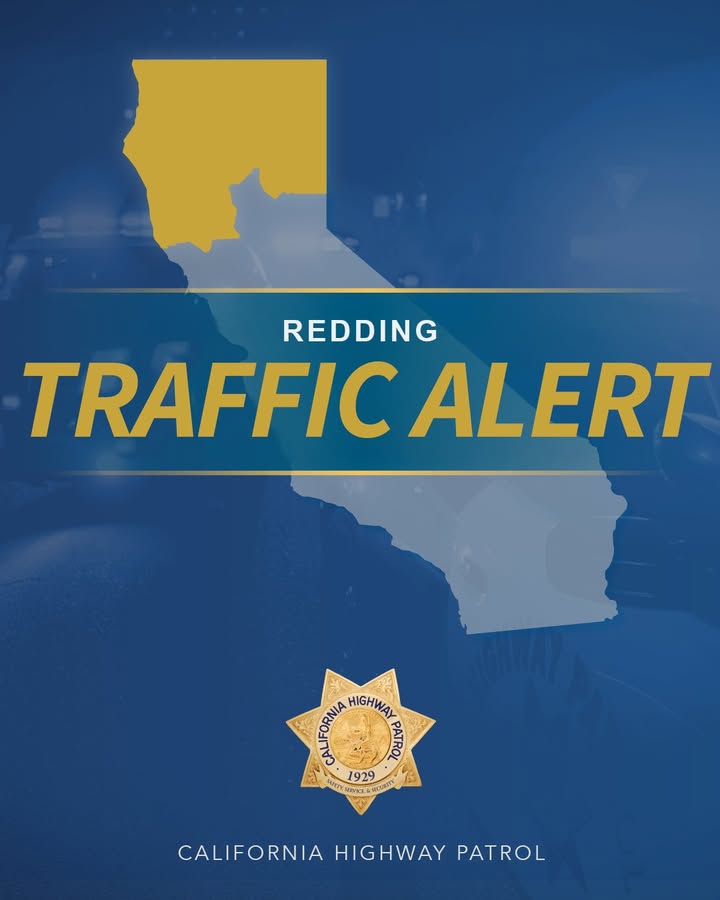 ChpMount's tweet photo. 🚨Major Collision Alert🚨 

Southbound I-5 is fully closed between Salt Creek Rd. and Gilman Rd. due to a major collision. CHP Redding is on scene directing traffic and working to clear the area. There is currently no estimated time for the roadway to reopen. https://t.co/SSUMhhcfch
