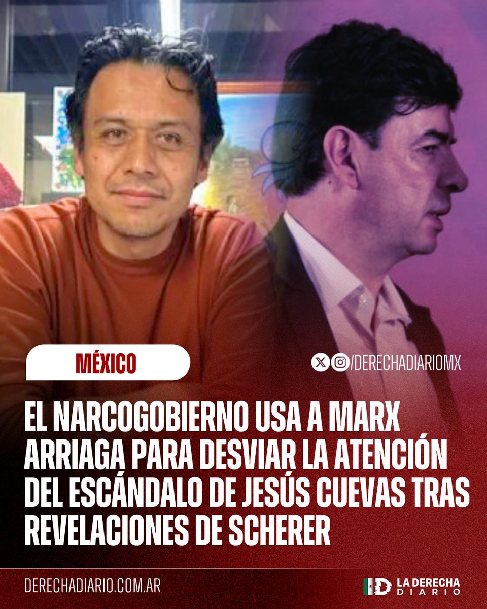 DerechaDiarioMX's tweet photo. 🇲🇽 | DISTRACTOR: El empresario libertario @RicardoBSalinas advirtió que el narcogobierno está usando el teatro de Marx Arriaga para desviar la atención del escándalo por vínculos de huachicol de Jesús Cuevas y el desfalco de 27 mil millones de pesos, revelados por Julio Scherer. https://t.co/PRMRFOpFra