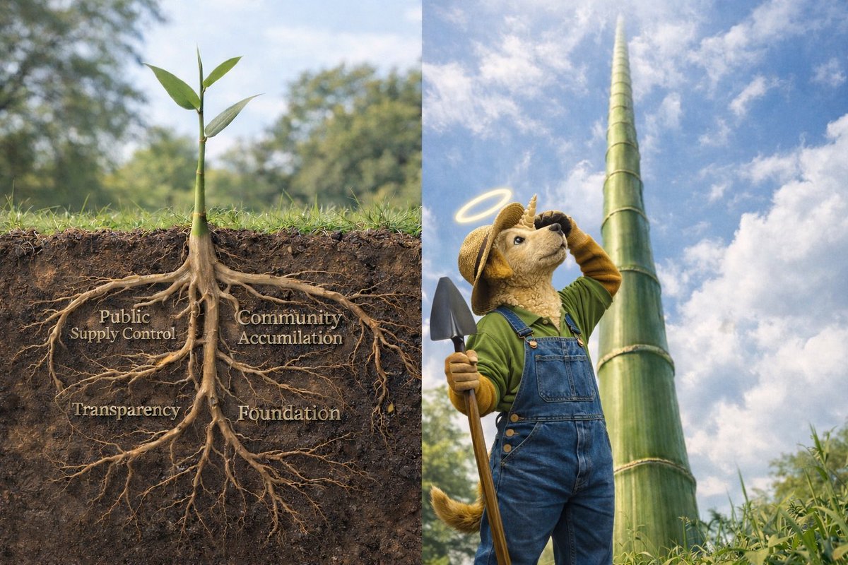 Strong roots.

Disciplined structure.

Then suddenly… everyone notices. 

🦄🐑🐕☝️