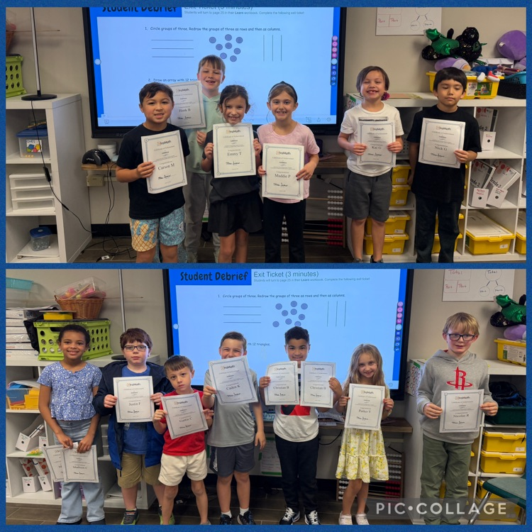 HumbleISD_BBE's tweet photo. These 2nd graders in Ms.Tims' math class have mastered their addition facts!  Way to go, Bears! #mathfluency https://t.co/PQzMCqcI7q