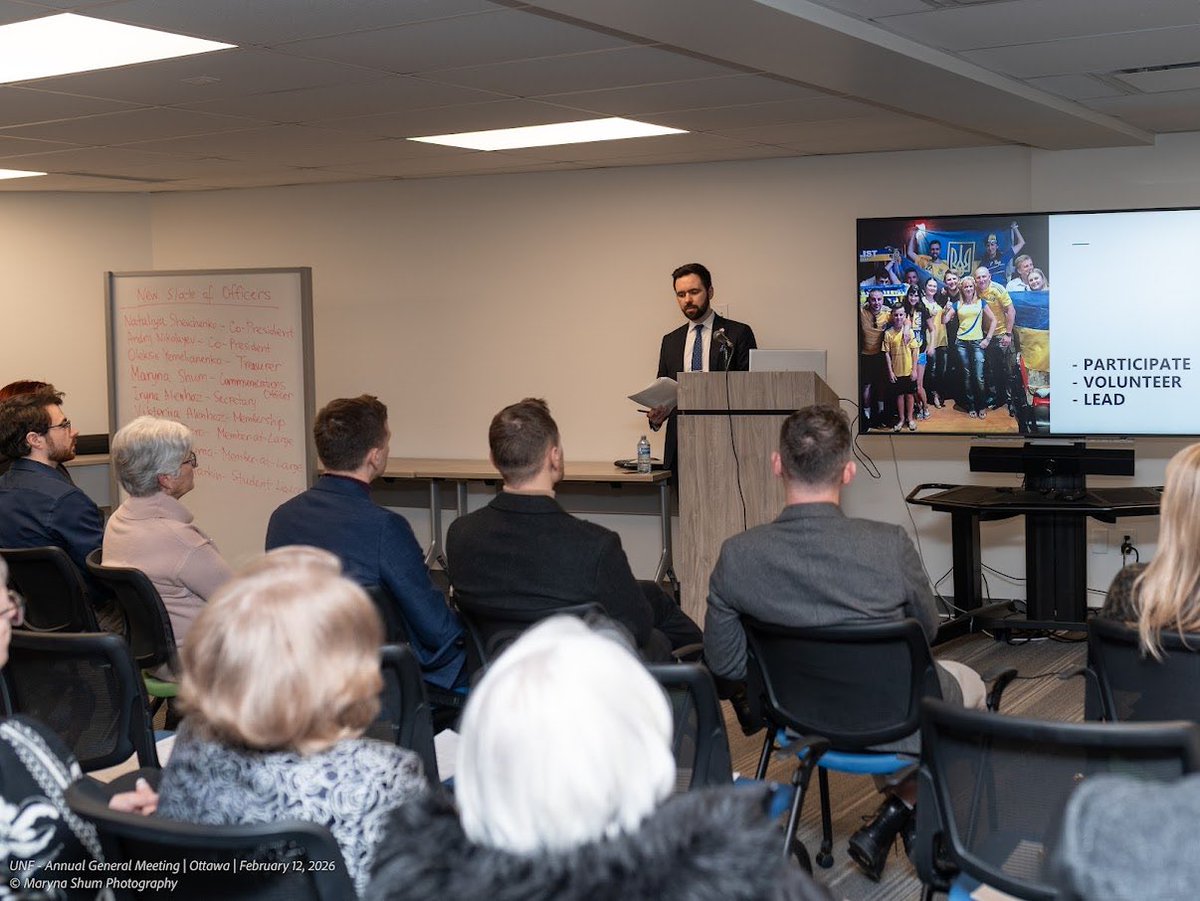 palagniuk's tweet photo. Honoured to be a guest speaker at @UNFOttawa AGM. The audience was so diverse: from 3rd-generation Ukrainians to newcomers, teens to seniors, community leaders to first-time volunteers. It was truly inspiring to see such a great interest in how to get involved in the community and get things done. This is what unites Ukrainians and strengthens our voice in Canada: culturally, socially, and politically.
