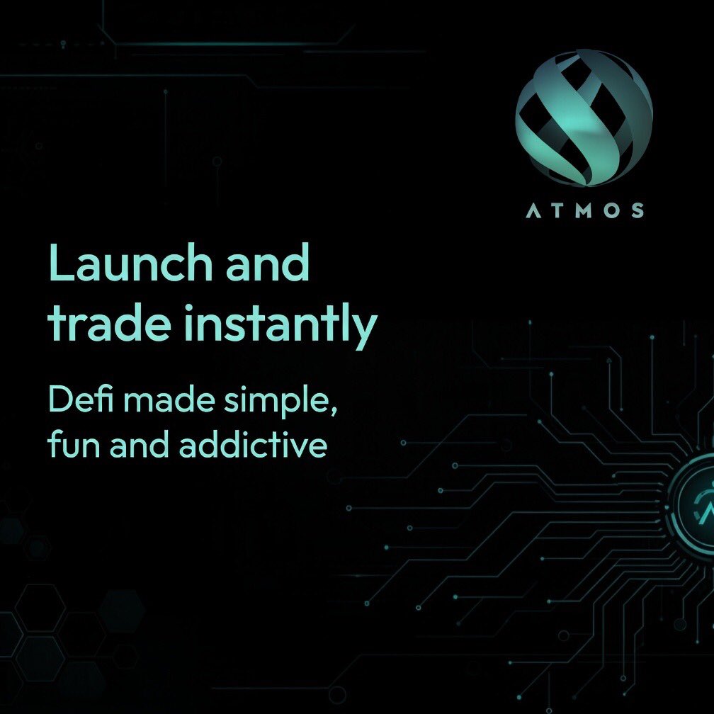 ATMOS Gamified DeFi superhub on <a href="/SUPRA_Labs/">Supra</a>  

• Best swap aggregator (Multifork)  
• Hyper AMM: multi-asset weighted + stable pools
• Token Studio: launch &amp; trade instantly  
• Social missions, streaks, rewards, profiles  

Create → Launch → Trade → Earn → Level Up.