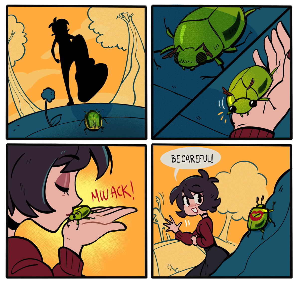 Remember to kiss your bugs